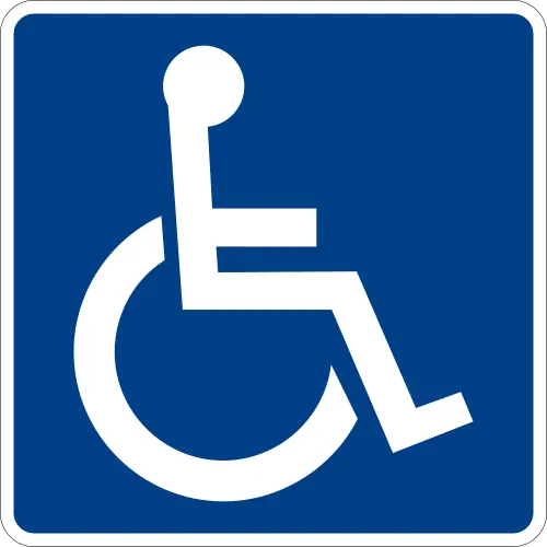 International Symbol of Access a.k.a. International Wheelchair Symbol